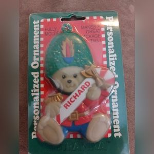 Richard ornament/ gift tag vintage